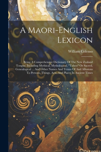 Maori-english Lexicon