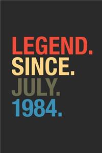 Legend Since July 1984