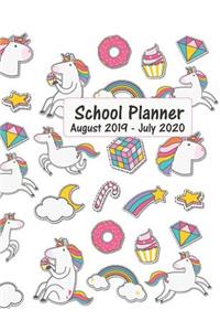 School Planner August 2019 - July 2020