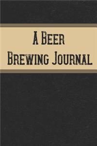 A Beer Brewing Journal