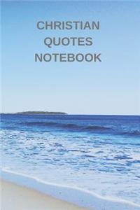 Christian Quotes Notebook