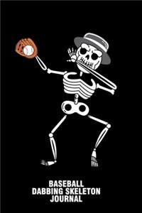 Baseball Dabbing Skeleton Journal