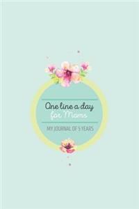 One Line a Day for Mom -My Journal of 5 Years