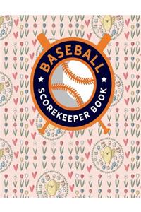 Baseball Scorekeeper Book