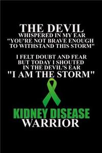 I Am The Storm Kidney Disease Warrior