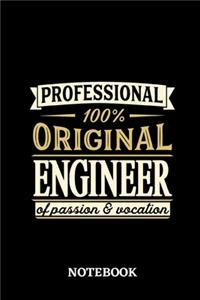 Professional Original Engineer Notebook of Passion and Vocation