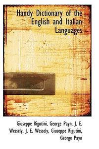Handy Dictionary of the English and Italian Languages