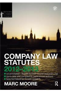 Company Law Statutes 2012-2013