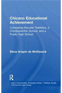 Chicano Educational Achievement: Comparing Escuela Tlatelolco, A Chicanocentric School, and a Public High School