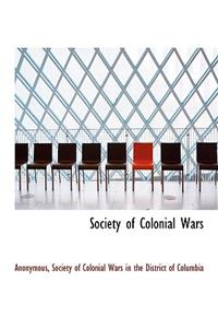 Society of Colonial Wars