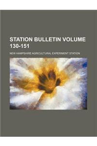 Station Bulletin Volume 130-151