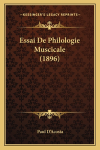 Essai De Philologie Muscicale (1896)