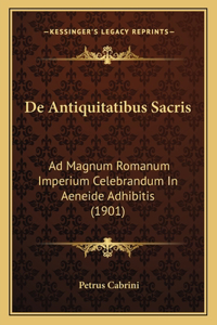 De Antiquitatibus Sacris