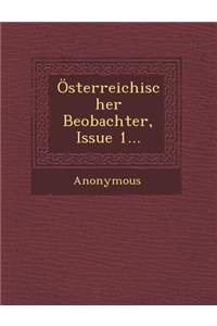 Osterreichischer Beobachter, Issue 1...