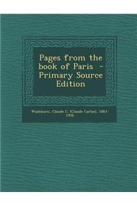 Pages from the Book of Paris