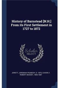 History of Barnstead [N.H.] From its First Settlement in 1727 to 1872