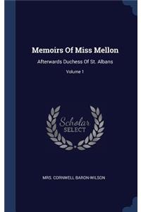 Memoirs Of Miss Mellon
