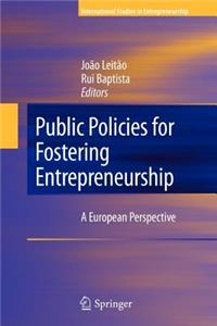 Public Policies for Fostering Entrepreneurship