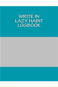 Write In LAZY Habit Logbook
