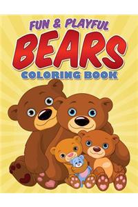 Fun & Playful Bears Coloring Book