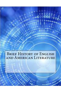 Brief History of English and American Literature