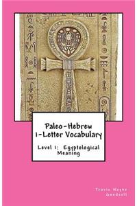 Paleo-Hebrew 1-Letter Vocabulary