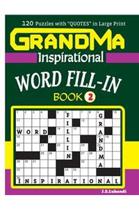 GRANDMA Inspirational WORD FILL-IN Book