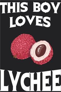 This Boy Loves Lychee Notebook