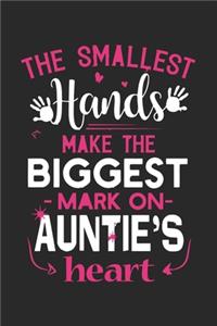 The smallest hands make the biggest mark on aunties heart