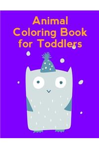 Animal Coloring Book For Toddlers