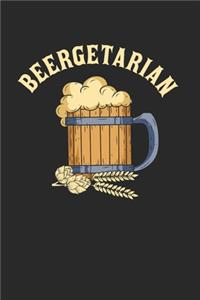 Beergetarian Notebook - Beergetarian Journal Planner Craft Beer Lover: Brewpub Ipa Beer Organizer For Men Women Daily Calendar Quarterly