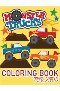 Monster Truck Coloring Book For Kids