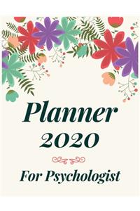 Planner 2020 for Psychologist