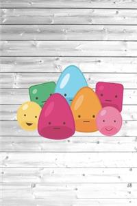 Happy Jelly Beans Sweets Candy Journal