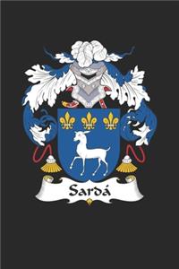 Sarda: Sarda Coat of Arms and Family Crest Notebook Journal (6 x 9 - 100 pages)