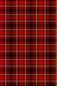 2020 Weekly Planner Red Tartan Plaid Design Pattern 134 Pages