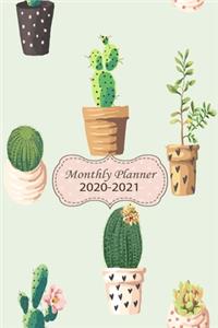 2020-2021 Monthly Planner