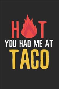 Halloween Hot Tacos Notebook