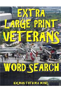 Extra Large Print Veterans Word Search