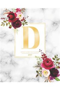 Weekly & Monthly Planner 2019