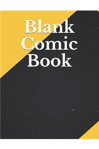 Blank Comic Book: Over 120 Pages Large Big 8.5 X 11 Cartoon / Comic Book with Lots of Templates (Blank Comic Books)