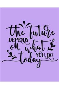 The Future Depends on What You Do Today