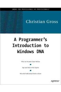 Programmer's Introduction to Windows DNA