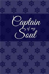 Captain of My Soul Journal - Navy
