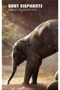 Baby Elephants Weekly Planner 2018