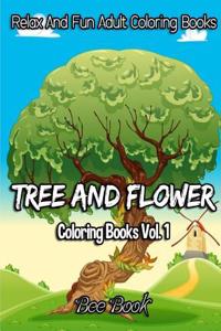 Tree and Flower Coloring Books Vol. 1