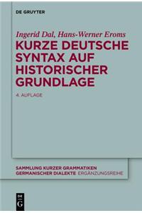 Kurze Deutsche Syntax Auf Historischer Grundlage