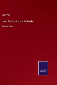 Jean Paul's sämmtliche Werke