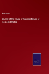 Journal of the House of Representatives of the United States