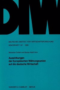 Auswirkungen Der Europaischen Wahrungsunion Auf Die Deutsche Wirtschaft